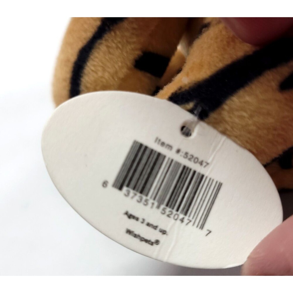 Zooite Tiger Mini Plush Wishpets 5" #52047 2006 Finger Hugger - Picture 9 of 10
